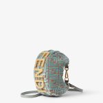 FENDI igraphy Mini Matcha green FF jacquard velvet mini-bag - Image 6